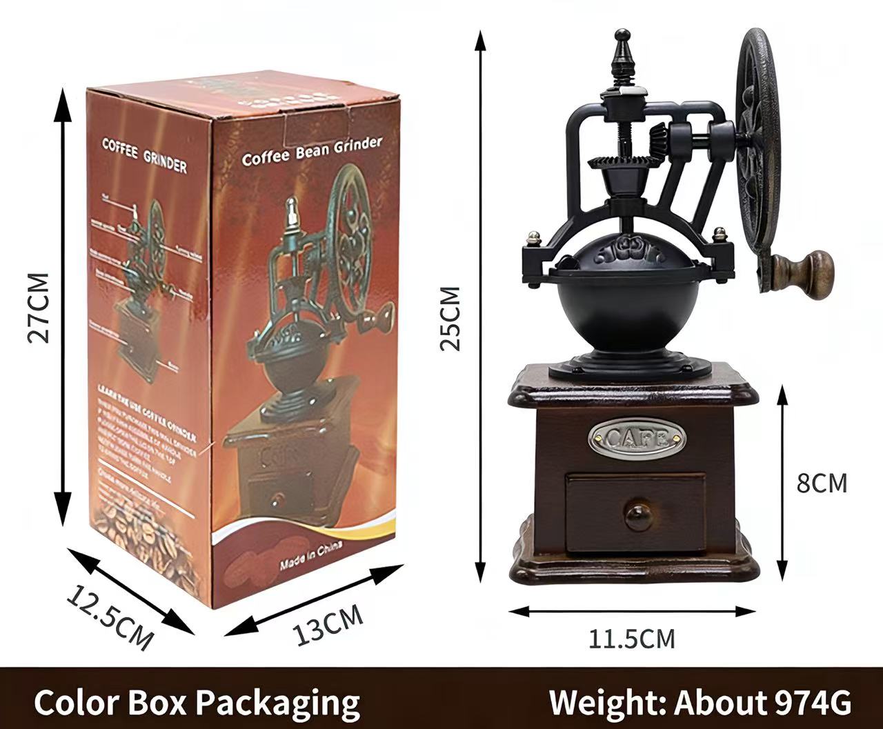 Retro Coffee Grinder – Fresh Coffee, Anytime, Anywhere