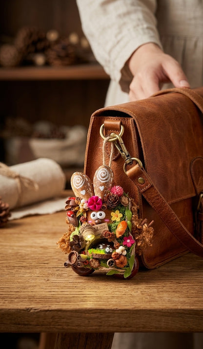 Hadmade DollUnique Handmade Entada Seed Art Doll - Lumi the Forest Hermit 