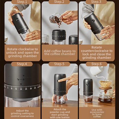 Electric Small Home Coffee Bean Grinder